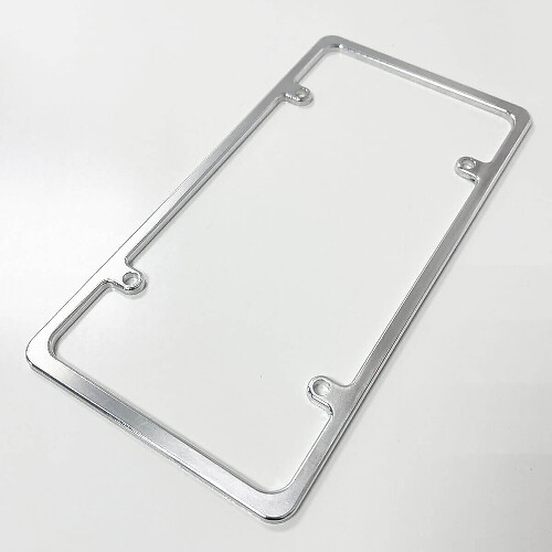 Slimline Blank Billet Aluminum US License Plate Frame_1