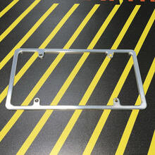 Blank Billet Slimline US USA License Plate Frame CNC Aircraft Grade Aluminum 3
