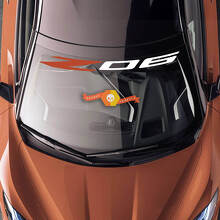 Z06 Windshield Vinyl Decal fot Chevrolet Corvette C8 _2