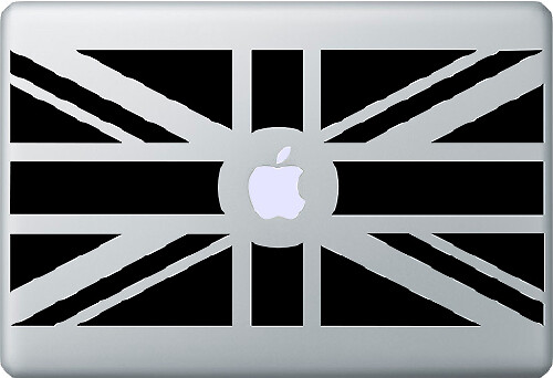 Great Britain United Kingdom Flag Decal Sticker for MacBook