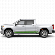Topographic Band Door & Rocker Panel Vinyl Stripes for Chevrolet Silverado 1500 T1XX 2019-2026_6
