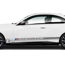 M Performance Style Side Stripe Vinyl Decals Kit for BMW M2 M240_2