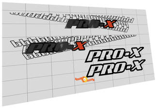 Kit for Nissan Frontier xterra Pro-X 4x4 PRO-4X vinyl decal sticker