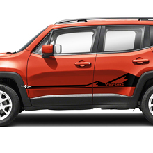 Mountains Graphic Side Stripe Vinyl Decal Sticker for Jeep Renegade Doors 2