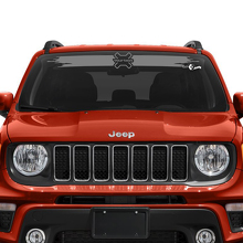 Graphic Battered Destroyed Vinyl Decal Sticker for Jeep Renegade Windshield Window 2