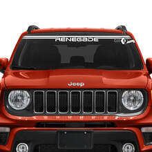 Jeep Renegade Windshield Window Graphic Logo Lines Compass Vinyl Decal Sticker 2