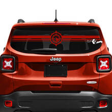 Jeep Renegade Tailgate Window Compass Logo Vinyl Decal Sticker 2