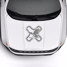 Custom Text Hood Bald Eagle Vinyl Decal Sticker for Jeep Renegade Trailhawk 2