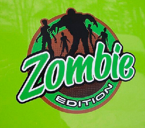 Zombie Edition Badge Emblem Vinyl Sticker Decal for Jeep Truck