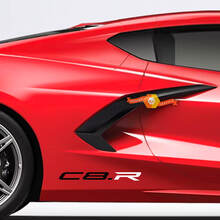 Pair Chevrolet Corvette Z51 C8.R Edition Racing Rear Fender Side Vinyl Decal Sticker 2 Colors 3