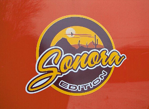 Sonora Edition Badge Emblem Vinyl Sticker Decal for Jeep Truck