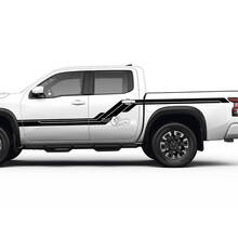 2 Nissan Decal Rocker Panel Bed Rear Fender Retro Side Vintage Nissan Frontier Stripe Vinyl Stickers Kit 2
