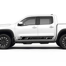2 Nissan Decal Rocker Panel Side Nissan Frontier Stripe Vinyl Stickers Kit 3