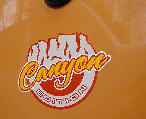 Canyon Edition Badge Emblem Vinyl Sticker Decal for Jeep Truck 1