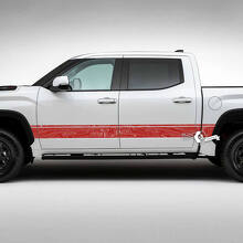 Topographic Map Side Stripes Vinyl Decal Kit For Toyota Tundra_3