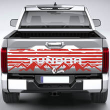 Toyota Tundra Bed Pickup Truck Tailgate Destroyed Grange Stripes Mountain Vinyl Stickers Decal 2