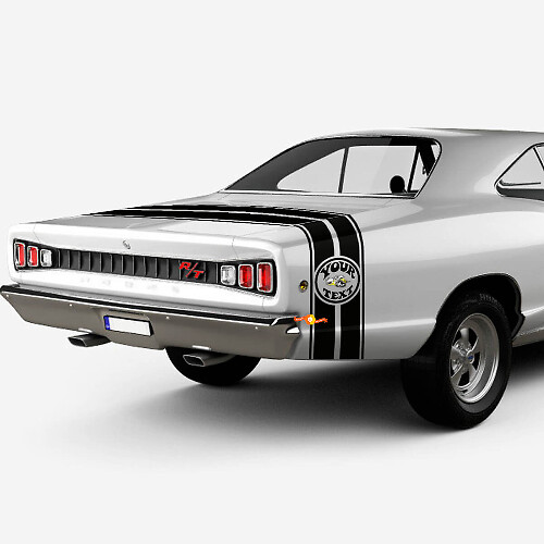Super Bee Rear Side Tail Band Stripe Vinyl Decal for Dodge 1969