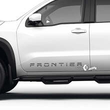 Frontier Lettering Side Door Vinyl Decals Kit for Nissan Frontier_2