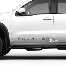 Pair Nissan Frontier Car Decal Graphic Sticker Side Doors Logo Vinyl Graphic Decals 2