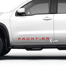 Frontier Lettering Side Door Vinyl Decals Kit for Nissan Frontier_3