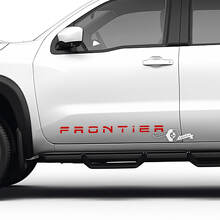 Pair Nissan Frontier Car Decal Graphic Sticker Side Doors Logo Vinyl Graphic Decals 3