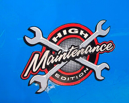 High Maintenance Edition Badge Emblem Vinyl Sticker Decal for Jeep Truck