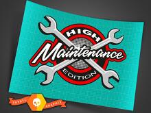 High Maintenance Edition Badge Emblem Vinyl Sticker Decal for Jeep Truck 2