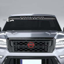 Frontier Lettering Windshield Vinyl Decal for Nissan Frontier _2