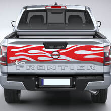 Nissan Frontier Tailgate Flame Vinyl Stickers Decals Graphics 3