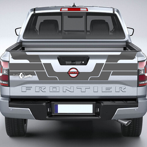 Nissan Frontier Tailgate Geometry Vinyl Stickers Decals Graphics 