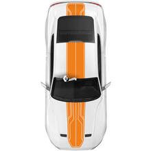 Overall Stripes for Ford Mustang Mach1 Mach 1 Style Hood Roof Trunk Decal Vinyl Sticker 2