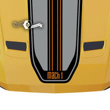 Overall Stripes for Ford Mustang Mach1 Mach 1 Hood Roof Trunk Decal Vinyl Sticker 3 Colors 2