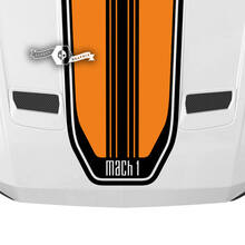 Overall Stripes for Ford Mustang Mach1 Mach 1 Hood Roof Trunk Decal Vinyl Sticker 2