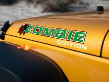 Zombie Edition Badge Emblem Vinyl Sticker Decal for Jeep ATV Offroad 2