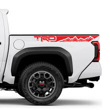 2 TRD Tacoma Side Bed Stripes Vinyl Stickers Decal Kit for Toyota Tacoma 3