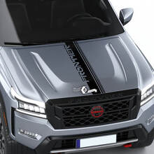 Nissan Frontier S SV Pro-4x Hood Decal Stripe Vinyl Logo Graphic Decals Sticker 2