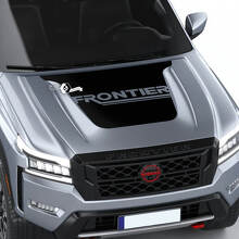 Nissan Frontier S SV Pro-4x Hood Decal Vinyl Logo Blackout Graphic Decals Sticker 2