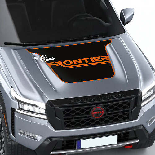 Nissan Frontier S SV Pro-4x Hood Decal Vinyl Logo Blackout Graphic Decals Sticker 2 Colors