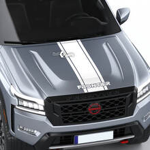 Nissan Frontier S SV Pro-4x Hood Decal Stripe Vinyl Line Logo Graphic Decals Sticker 3