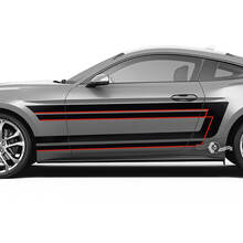Doors Fender Stripes for Ford Mustang Shelby GT500 GT350 GT 500 GT 350 Mach1 Mach 1 Logo 2 Colors 2