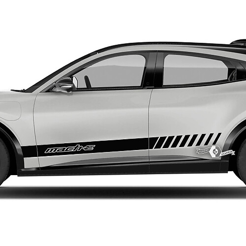Rocker Panel Line Stripes for Ford Mustang MACH-E