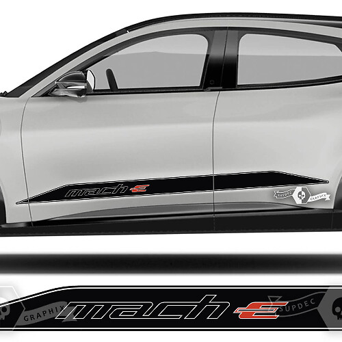 Rocker Panel Trim Stripes for Ford Mustang MACH-E