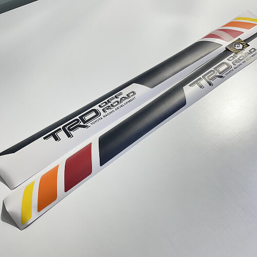TRD Vintage Off Road Side Vinyl Stickers Decal fit to Tacoma 2013-2024 or Tundra 2016-2024