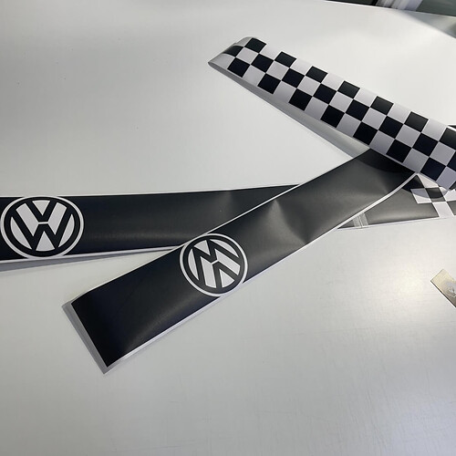 Decal sticker Stripes kit For Volkswagen Golf Mk4 Mk5 Mk6 Mk7 Mk8 Gti R32
