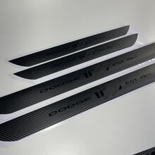 4x Dodge Challenger 100th Anniversary Door Sill Vinyl Decal Stickers 3
