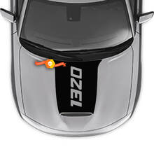 1392 Hash Stripes Hood Sticker Decal for Dodge Charger 2015-2024 3
