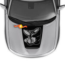 Scat Pack Style Hood Vinyl Decal for Dodge Charger 2015-2024_2