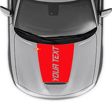 Custom Text Blackoot Hood Vinyl Decal for Dodge Charger 2015-2024_3