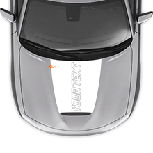 Custom Text Outline Hood Vinyl Decal for Dodge Charger 2015-2024_2