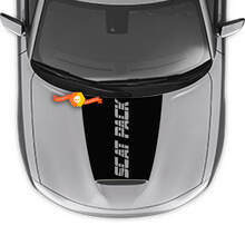 Scat Pack Strobe Hood Sticker Decal for Dodge Charger 2015-2024 2